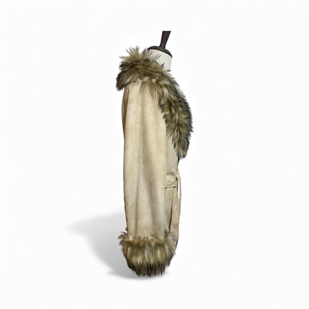 Carlo Pozzi Collection Faux Fur coat SZ L - Picture 5 of 11